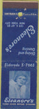 Matchbook Cover - Eleanore's New York City girlie