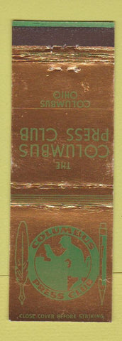 Matchbook Cover - Columbus Press Club OH
