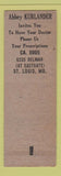 Matchbook Cover - Parkview Pharmacy Drug Store St Louis MO