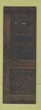 Matchbook Cover - So Ho Restaurant Springfield IL WEAR