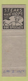 Matchbook Cover - Wayne's Grill New Castle IN hunting dog scene