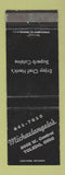 Matchbook Cover - Michaelangelo's Toledo OH restaurant