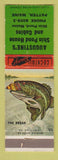 Matchbook Cover - Augustine's Shin Pond House Cabins Patten ME