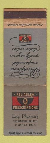 Matchbook Cover - Loop Pharmacy Drug WEAR