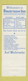 Matchbook Cover - Bavarian Inn Frankenmuth MI Motor Lodge Restaurant