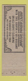 Matchbook Cover - Certified Carpet Cleaning Brooklyn NY WEAR
