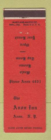 Matchbook Cover - Avon Inn NY low phone #