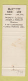 Matchbook Cover - McKevitt Kershner Funeral Home Ironwood MI