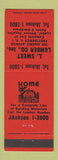 Matchbook Cover - L Sweet Lumber Providence RI