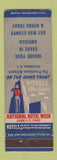 Matchbook Cover - National Hotel Week 1942 Providence Biltmore RI WEAR