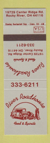 Matchbook Cover - River Roadhouse Restaurant Rocky River OH