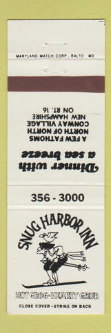 Matchbook Cover - Snug Harbor Inn Conway Village NH
