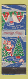 Matchbook Cover - Batchelder Pontiac Watertown MA Christmas WEAR