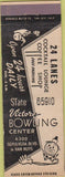 Matchbook Cover - Victory Bowling Center Van Nuys CA