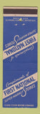 Matchbook Cover - First National Super Market Stores grocery