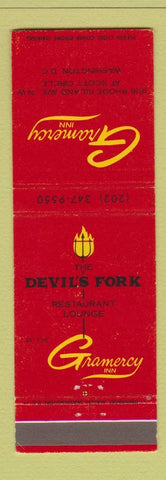 Matchbook Cover - Gramercy Inn Washington DC Devil's Fork