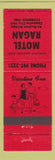 Matchbook Cover - Motel Ragan Florence OR