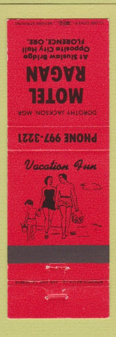 Matchbook Cover - Motel Ragan Florence OR