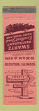 Matchbook Cover - Swartz Restaurant Decatur IL