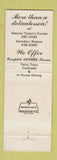 Matchbook Cover - Wolftrap Deli Vienna Herndon VA WEAR