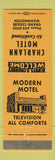 Matchbook Cover - Charlann Motel Grand Coulee WA