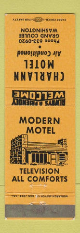 Matchbook Cover - Charlann Motel Grand Coulee WA