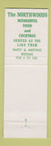Matchbook Cover - Northwoods Marquette MI