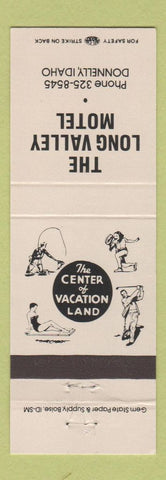 Matchbook Cover - Long Valley Motel Donnelly ID
