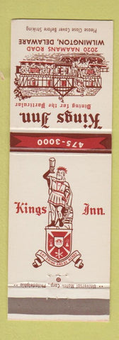 Matchbook Cover - Kings Inn Wilmington DE