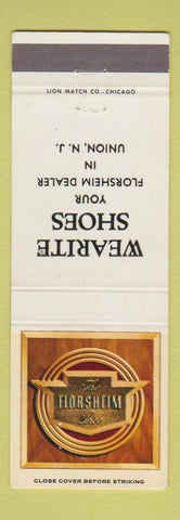 Matchbook Cover - Wearite Shoes Florsheim Union NJ