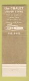 Matchbook Cover - The Chalet Restaurant Minneapolis MN WEAR
