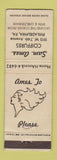 Matchbook Cover - Sam Ames Coiffures Salon Philadelphia PA WORN