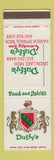 Matchbook Cover - Duffy's Union Lake Harbor Springs MI
