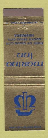 Matchbook Cover - Marina Inn South Sioux City NE