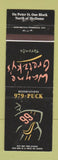 Matchbook Cover - Wayne Gretzky's Toronto ON Hockey WEAR