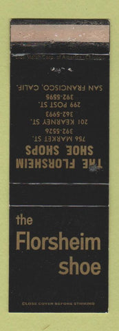 Matchbook Cover - Florsheim Shoes San Francisco CA WORN