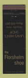 Matchbook Cover - Florsheim Shoes Laws Men's Shop Kingsville TX