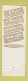 Matchbook Cover - Muehlebach Hotel Kansas City MO