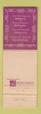 Matchbook Cover - Mexican Treasures San Pedro CA restaurant WORN