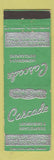Matchbook Cover - Cascade Laundry Dry Cleaning Des Moines IA WEAR