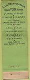 Matchbook Cover - Sears Coldspot Refrigerator Crown WEAR