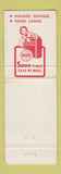 Matchbook Cover - First Federal Savings Alhambra CA West Covina