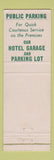 Matchbook Cover - Leland Hotel Richmond IN WEAR