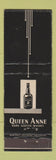 Matchbook Cover - Queen Ann Scotch Whiskey UK England