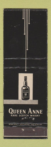 Matchbook Cover - Queen Ann Scotch Whiskey UK England