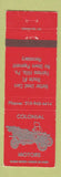 Matchbook Cover - Colonial Motors Used Cars Fairless Hills PA