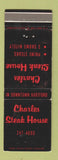 Matchbook Cover - Charles Steak House Hartford CT WEAR
