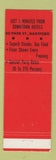 Matchbook Cover - Charles Steak House Hartford CT WEAR