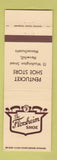 Matchbook Cover - Florsheim Shoes Pentucket Haverhill MA