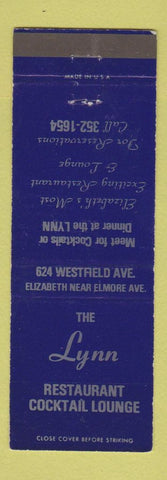 Matchbook Cover - The Lynn Restaurant Elizabeth